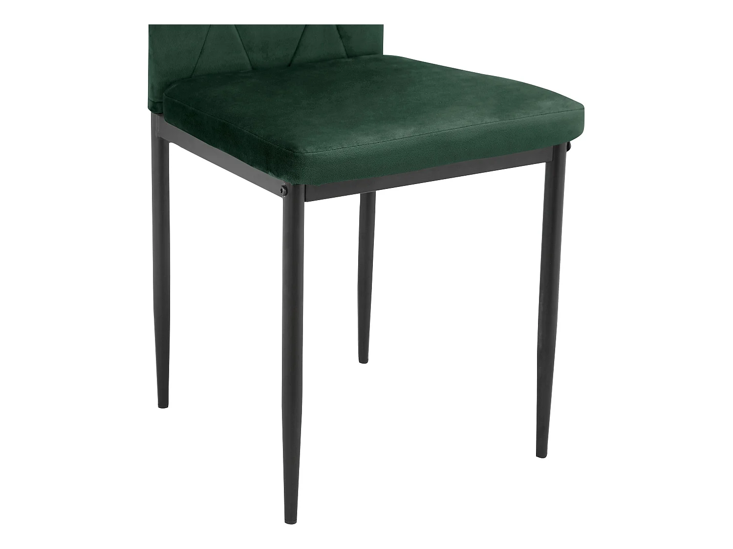 Melly | Chaise de salle à manger 2 Pack Vert foncé