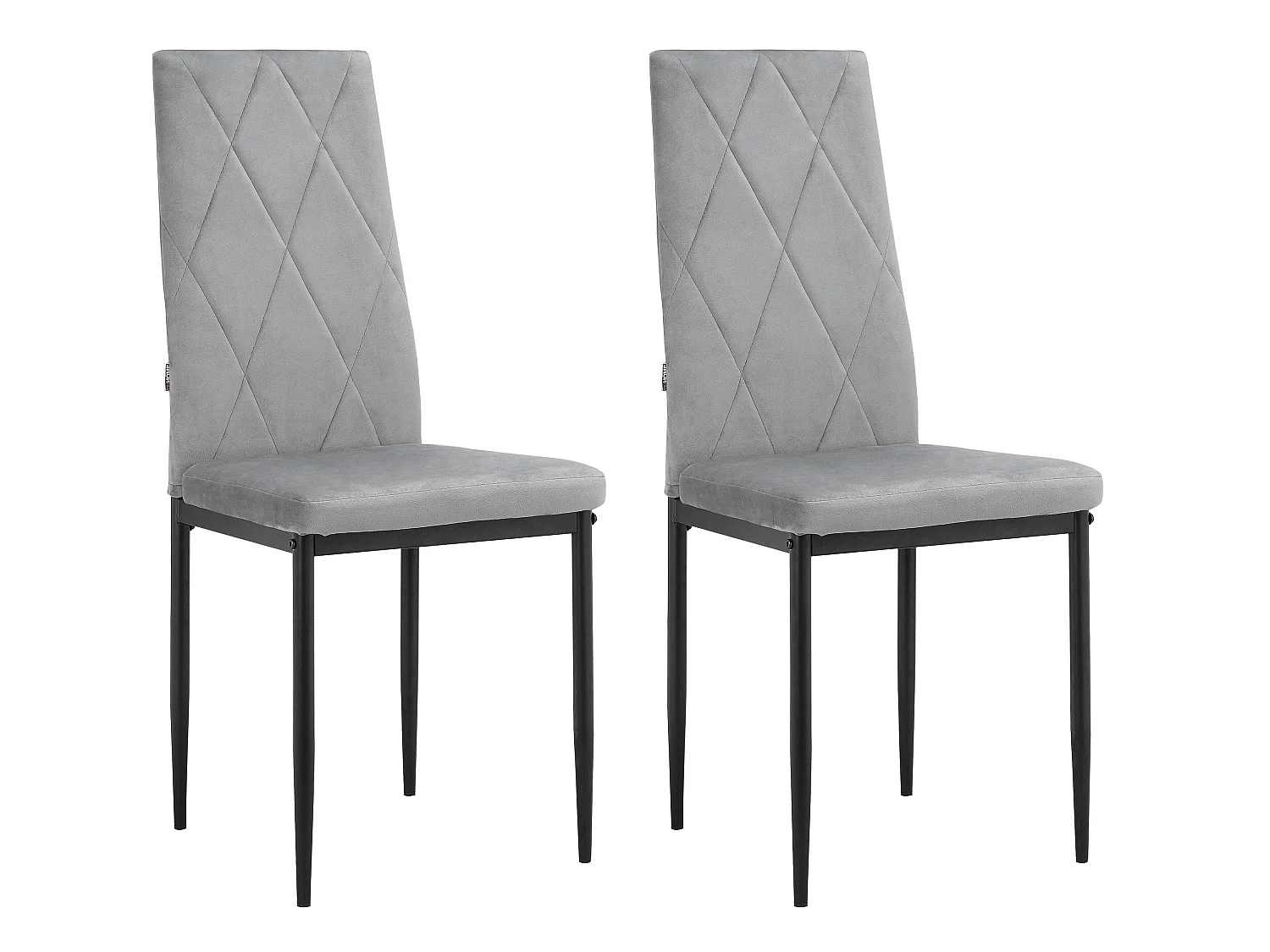 Melly | Chaise de salle à manger 4 Pack Grey