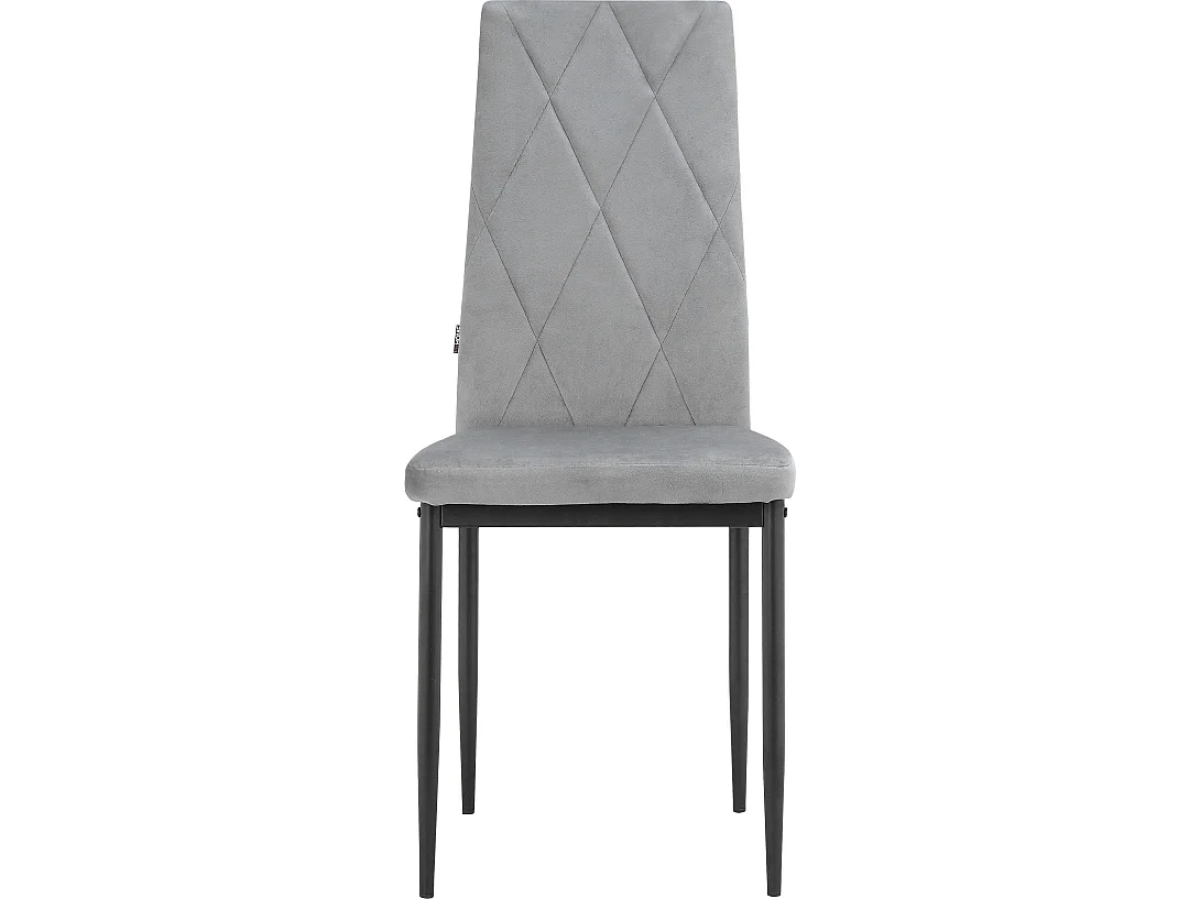 Melly | Chaise de salle à manger 4 Pack Grey