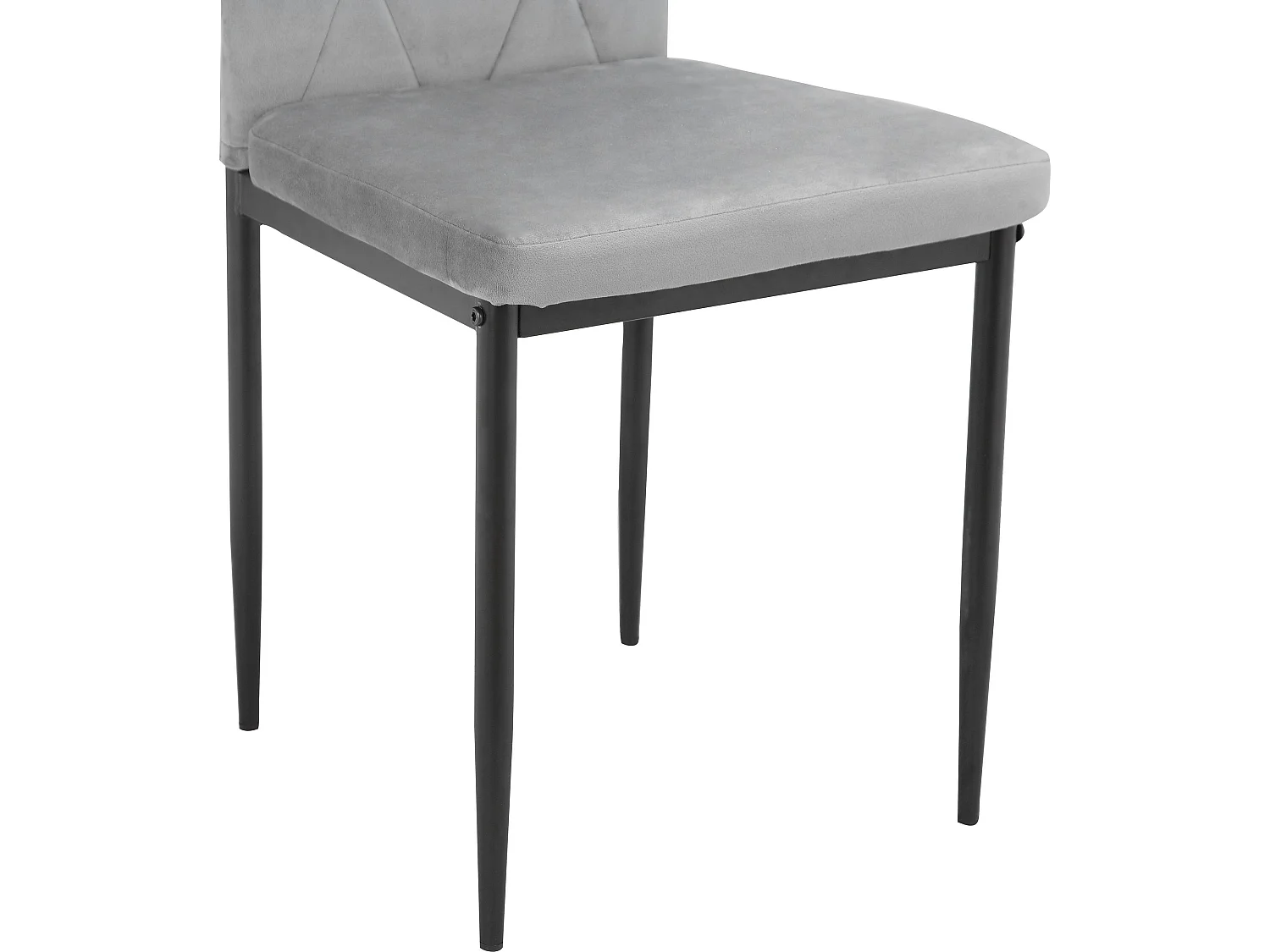 Melly | Chaise de salle à manger 4 Pack Grey