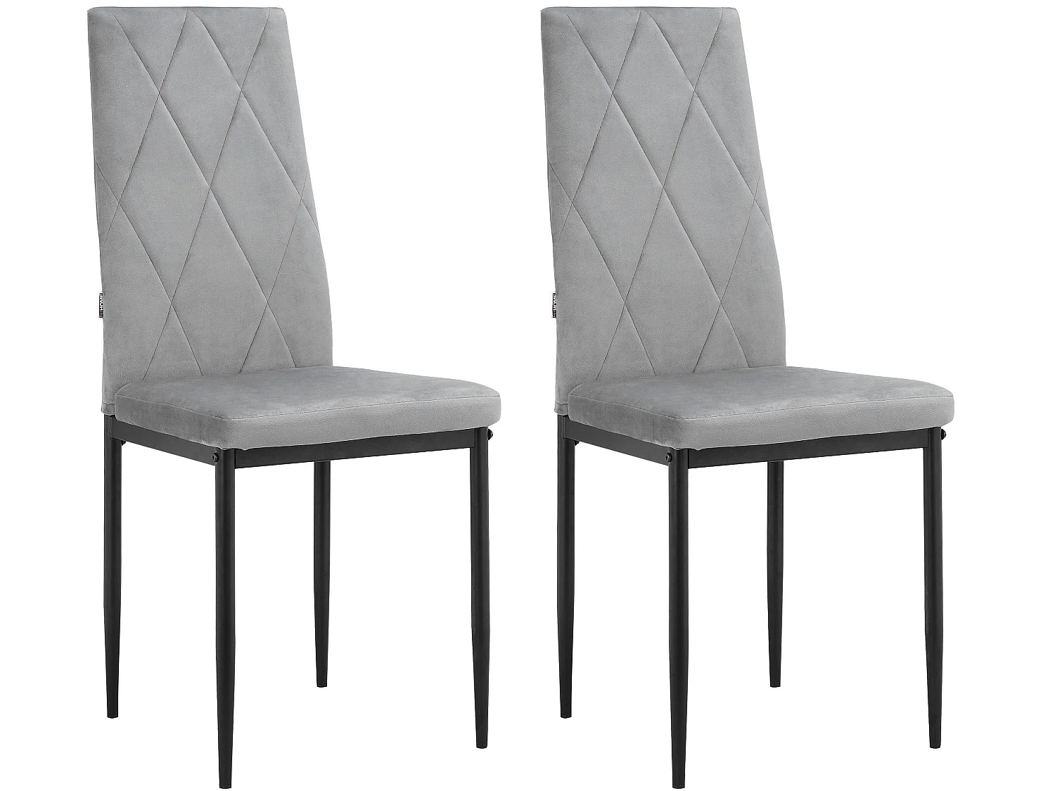 Melly | Chaise de salle à manger 4 Pack Grey