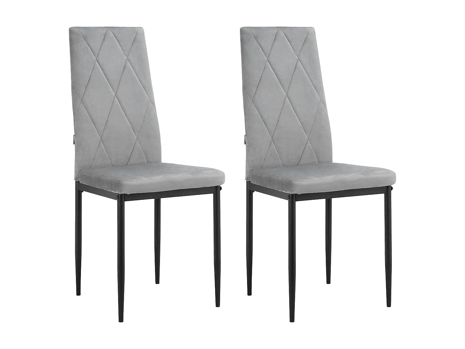 Melly | Chaise de salle à manger 4 Pack Grey