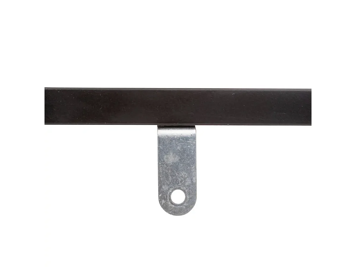 Colonne de salle de bain en panneau de particules coloris noir/naturel