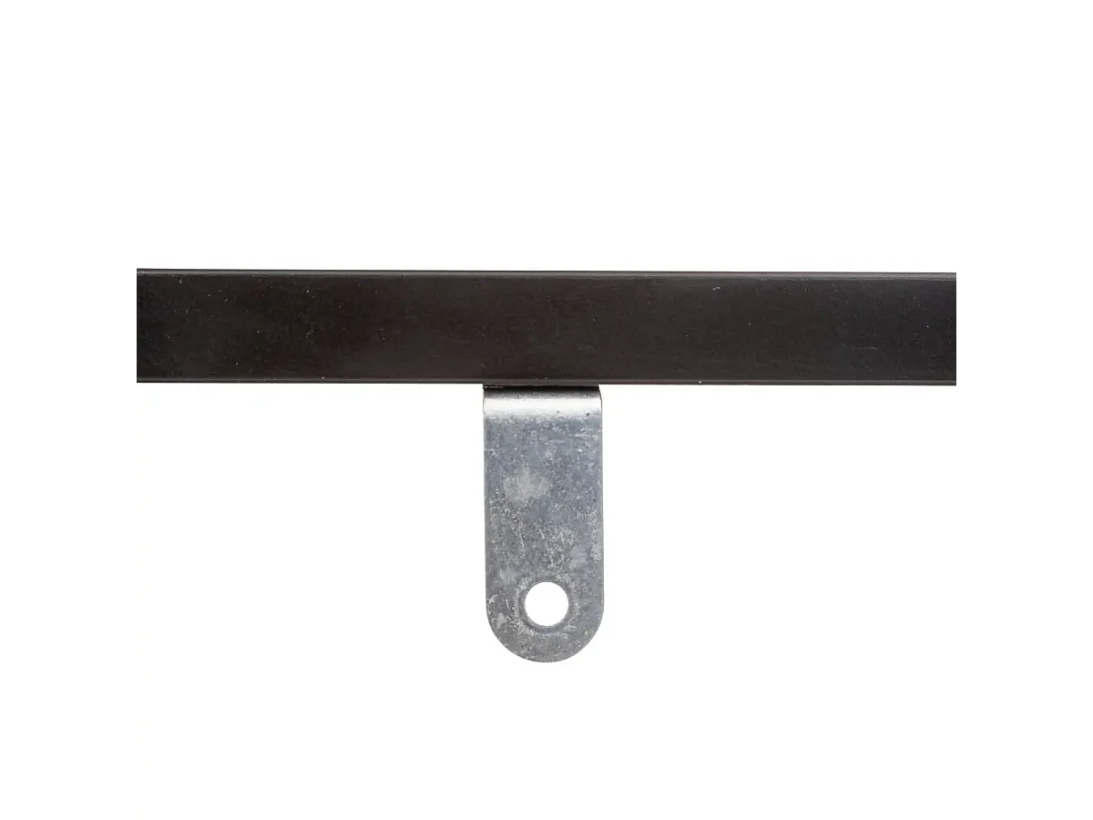 Colonne de salle de bain en panneau de particules coloris noir/naturel