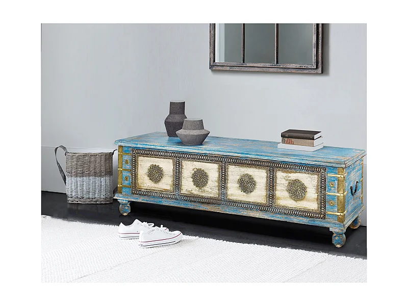 Credenza bassa Mahar multicolore