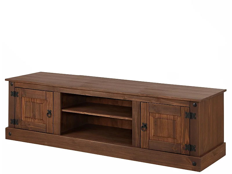 Mexico|Meuble avec 2 portes en pin marron