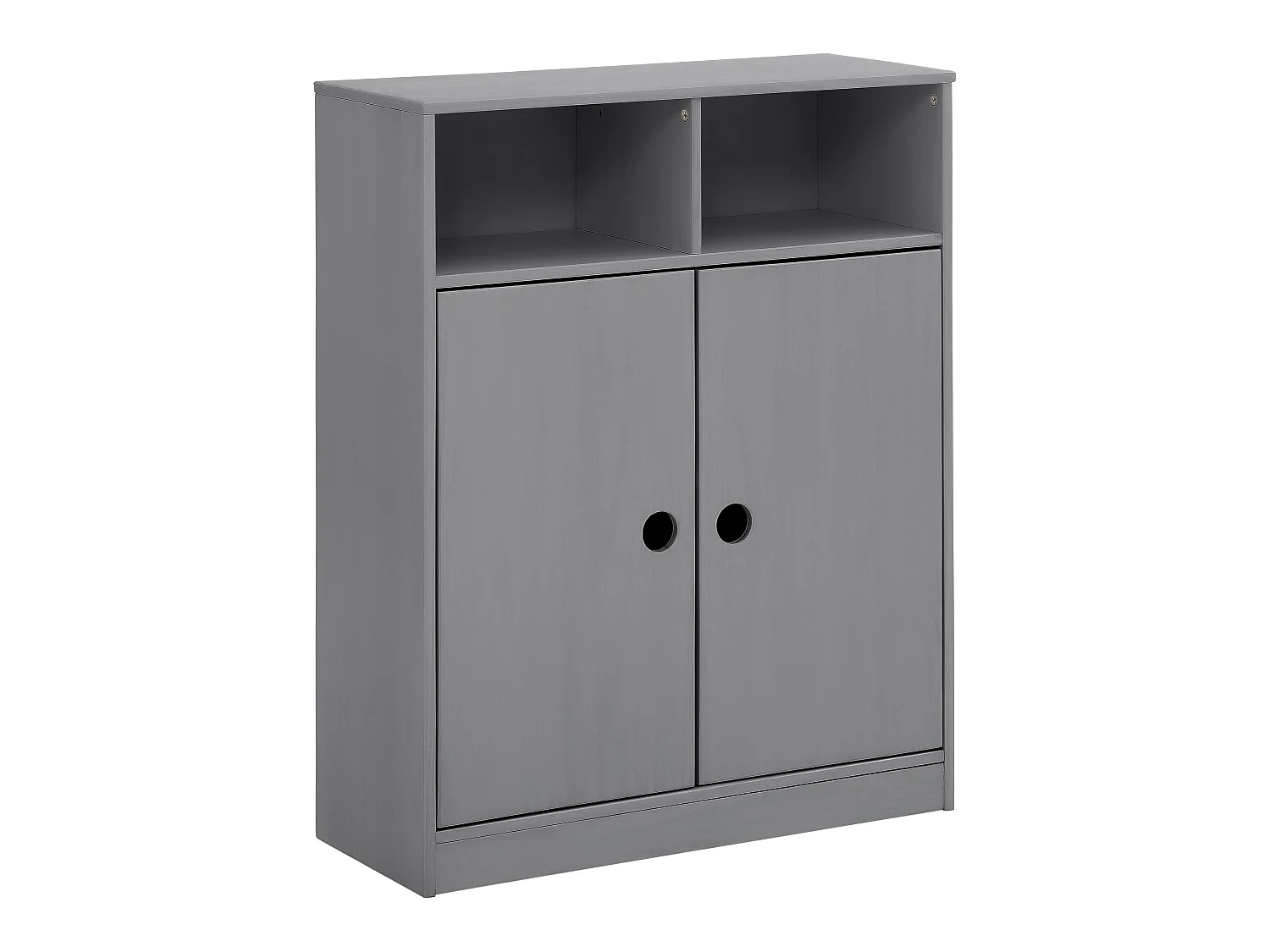 Alpi | Armoire à 2 portes Gris