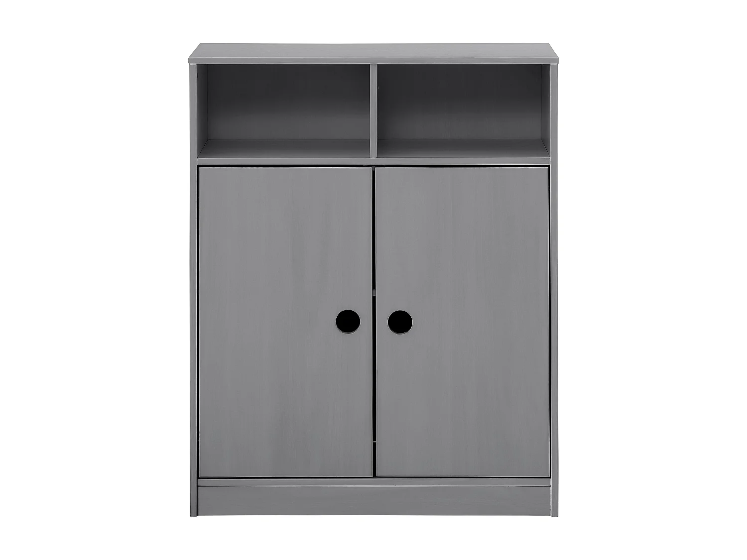 Schrank mit 2 Türen Grau