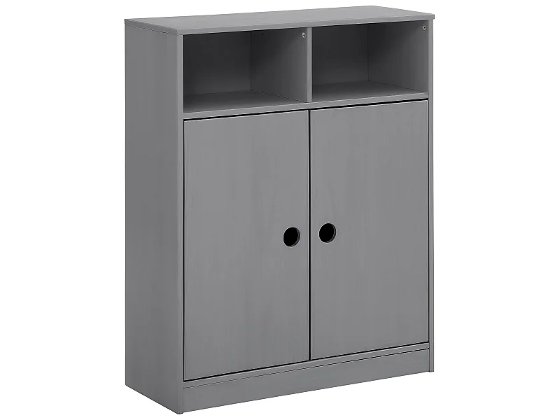 Alpi | Armoire à 2 portes Gris