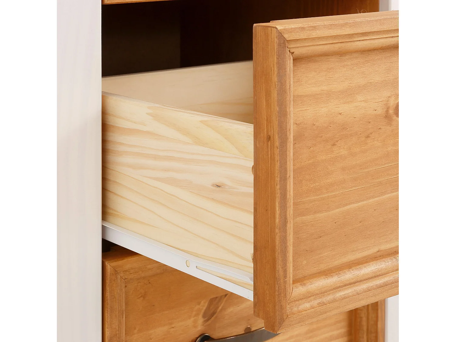 Selma|Buffet avec 2 portes 3 tiroirs en pin