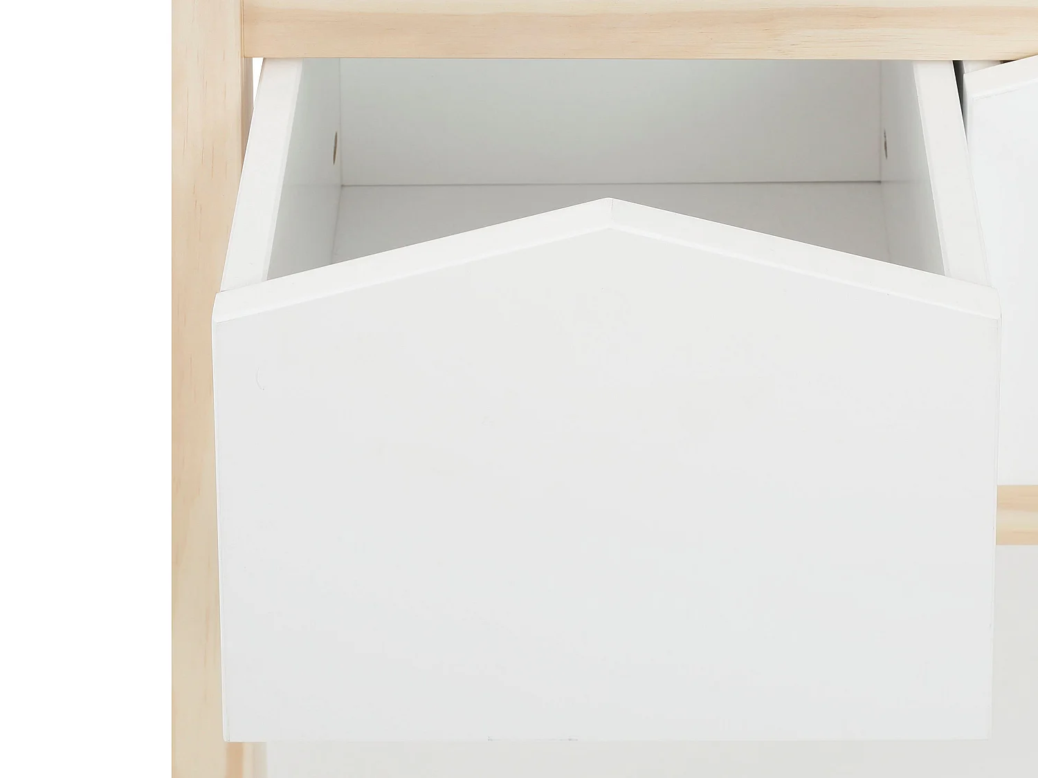 Square Line Boekenkast 2 Manden Wit Natuur