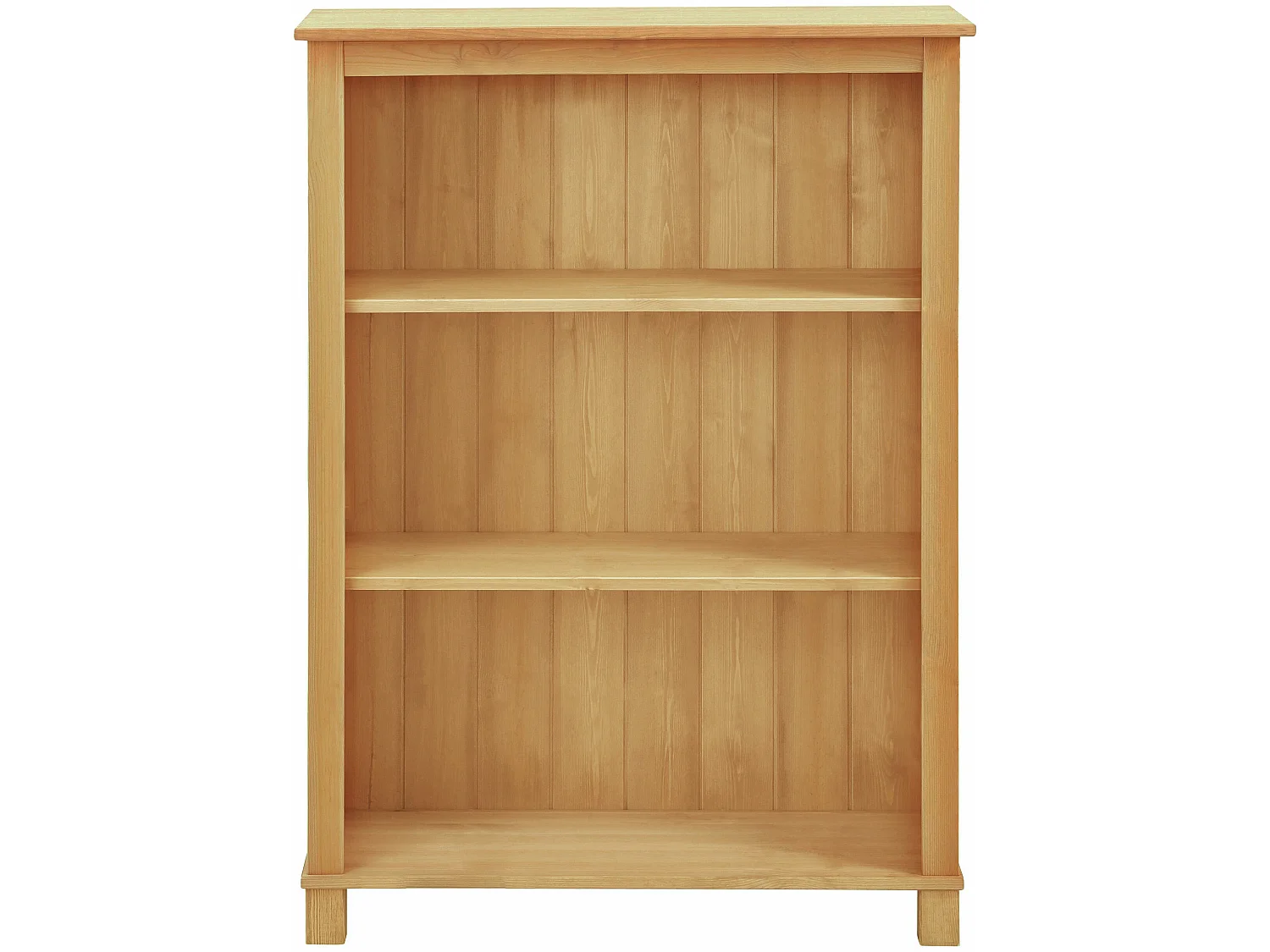 Pivo|Bibliothèque avec 2 étagères en pin naturel