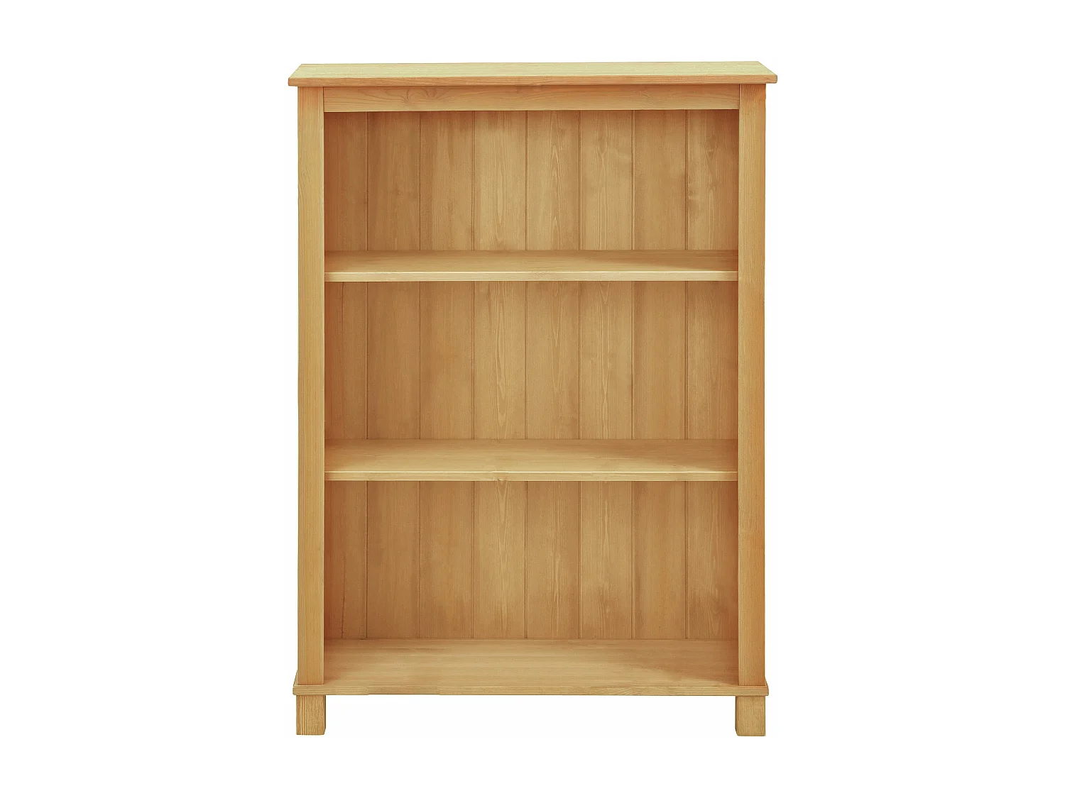 Pivo|Bibliothèque avec 2 étagères en pin naturel