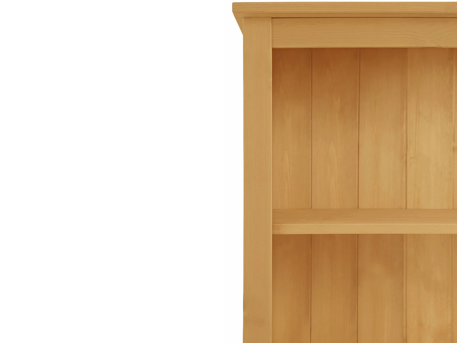 Pivo|Bibliothèque avec 2 étagères en pin naturel