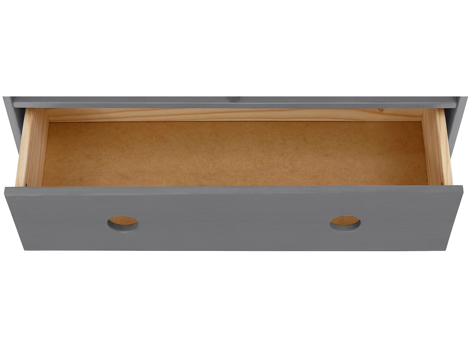 Alpi Boekenkast met dak 1 Deur Grijs