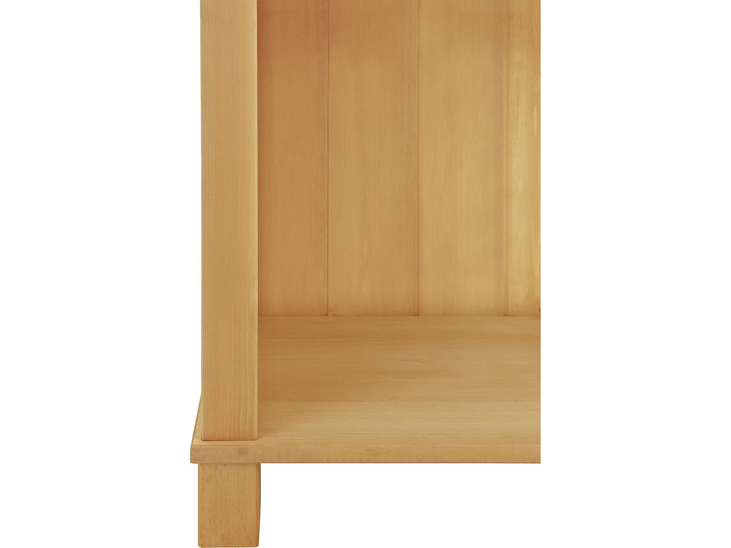 Pivo|Bibliothèque avec 4 étagères en pin naturel