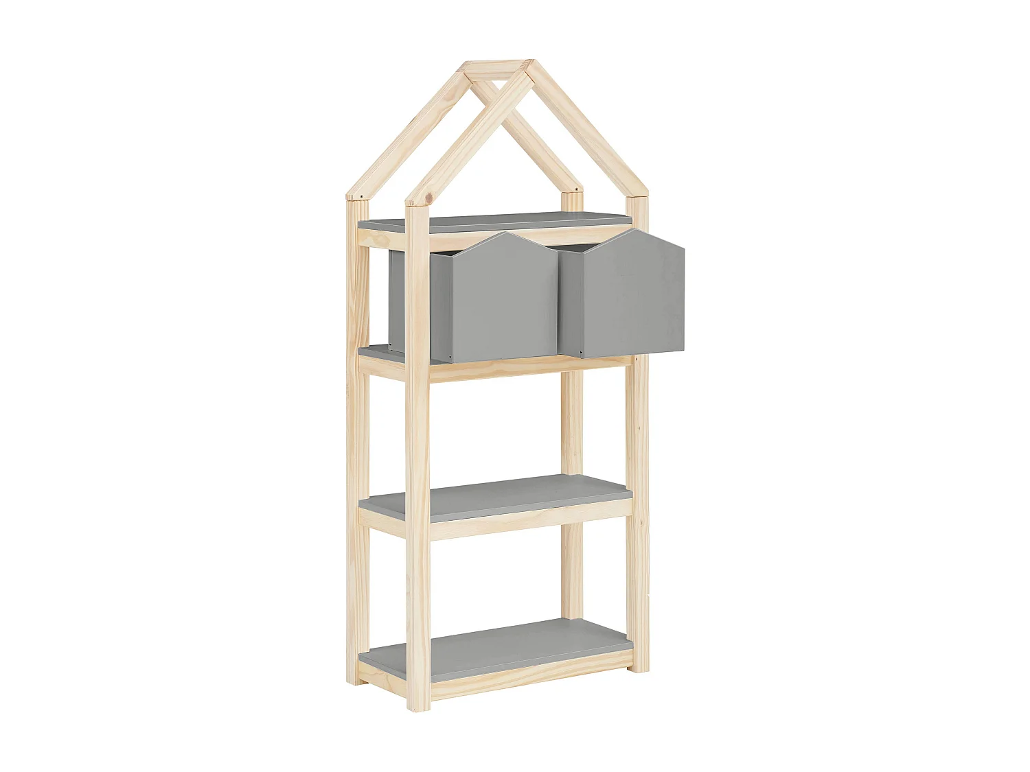 Square Line Boekenkast 2 Manden Groen Natuur