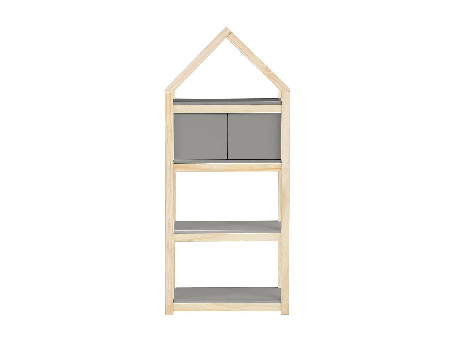 Square Line Boekenkast 2 Manden Groen Natuur