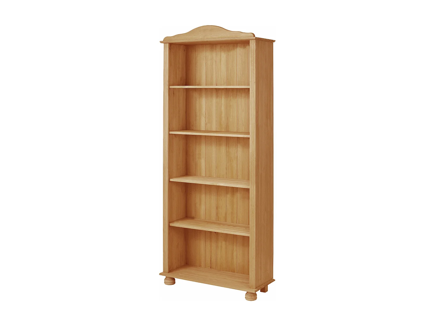 Mette|Bibliothèque haute en pin nature