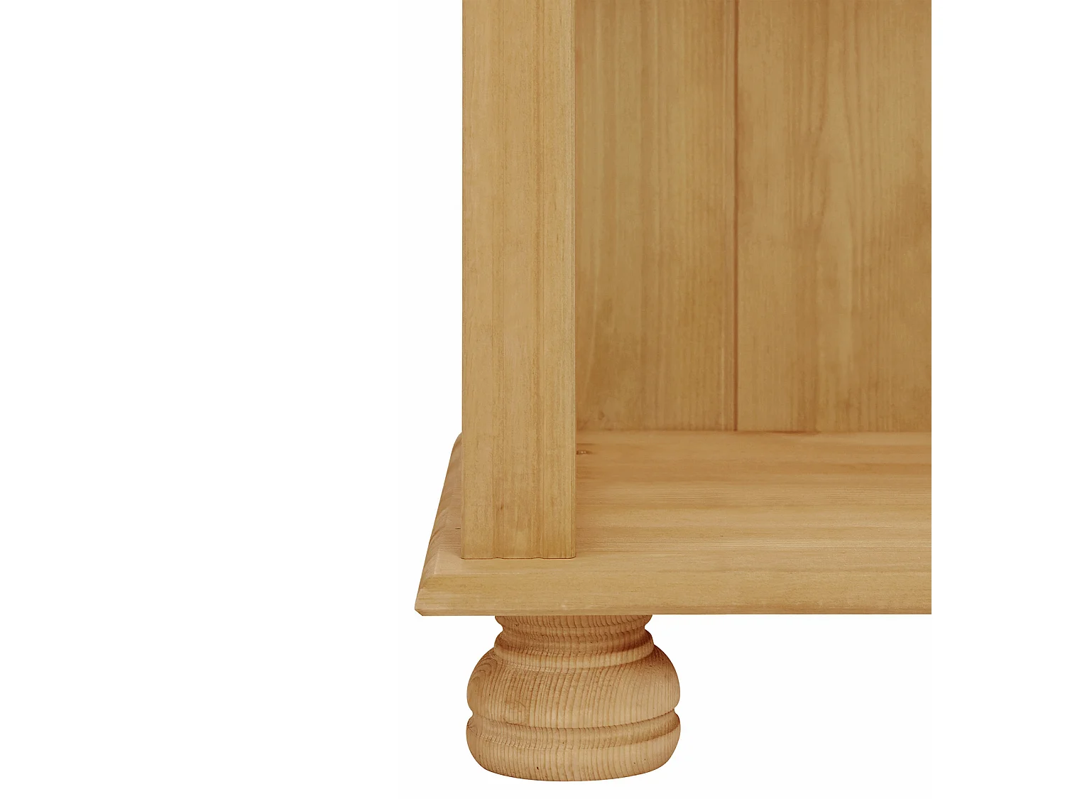 Mette|Bibliothèque haute en pin nature