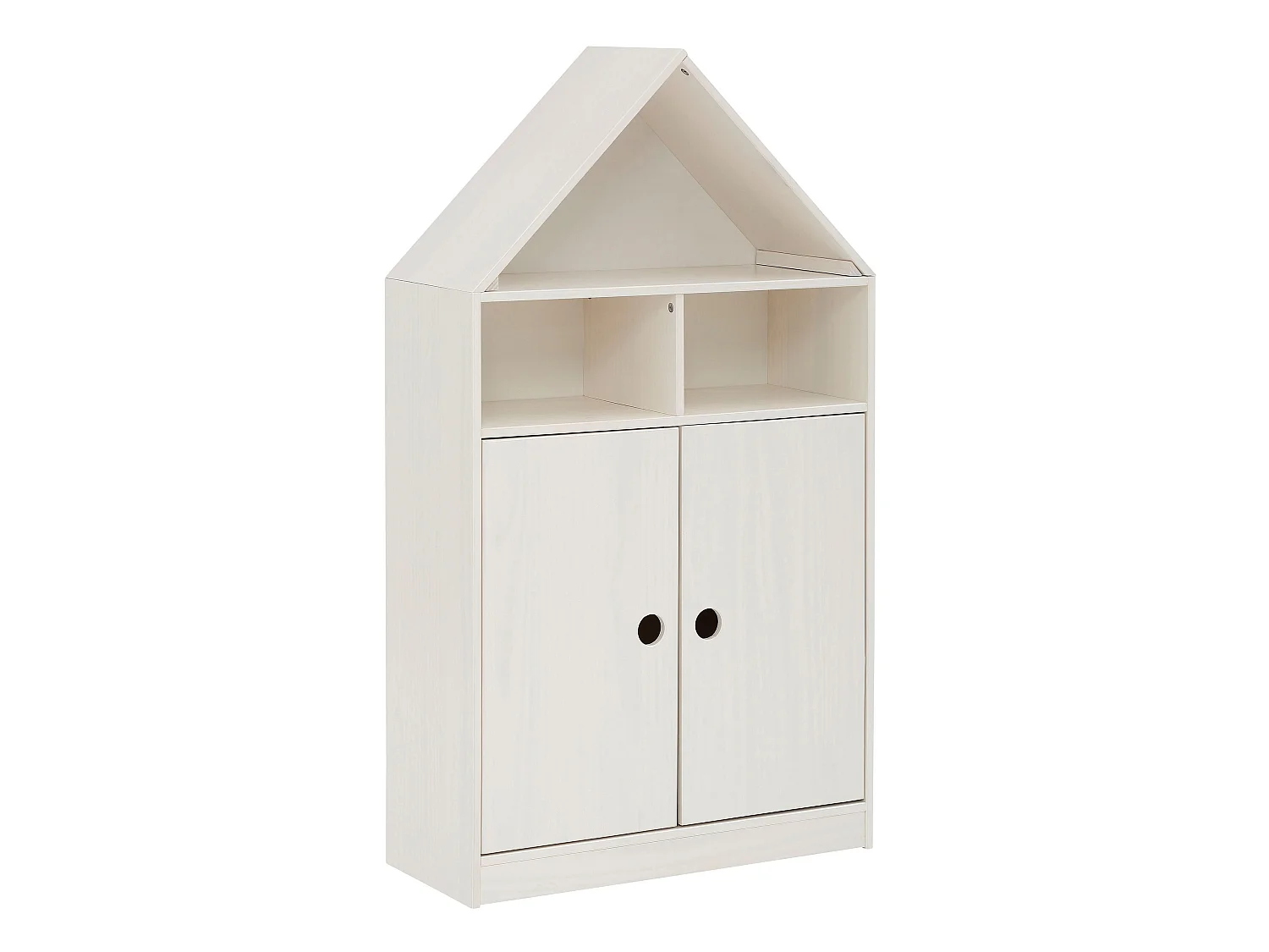 Alpi | Armoire avec 2 portes et toit Blanc