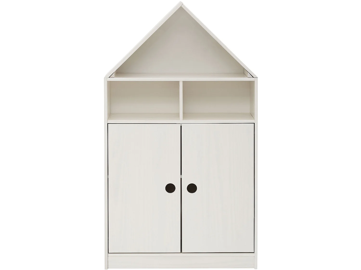 Alpi | Armoire avec 2 portes et toit Blanc