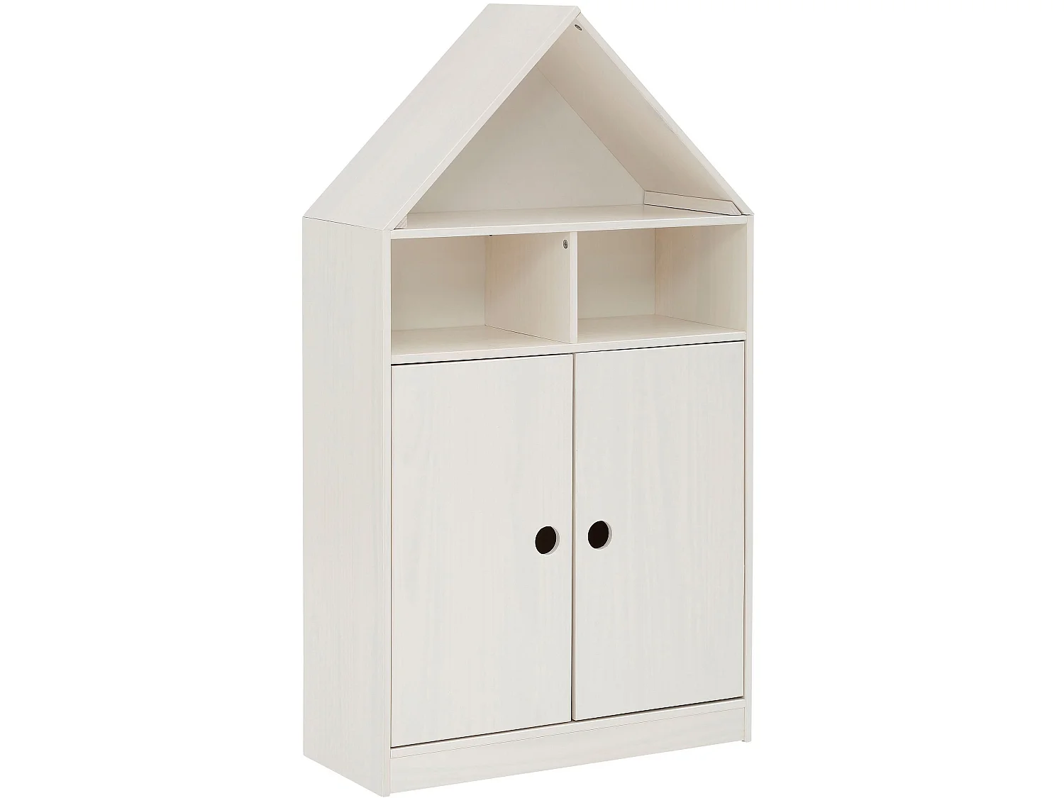 Alpi | Armoire avec 2 portes et toit Blanc