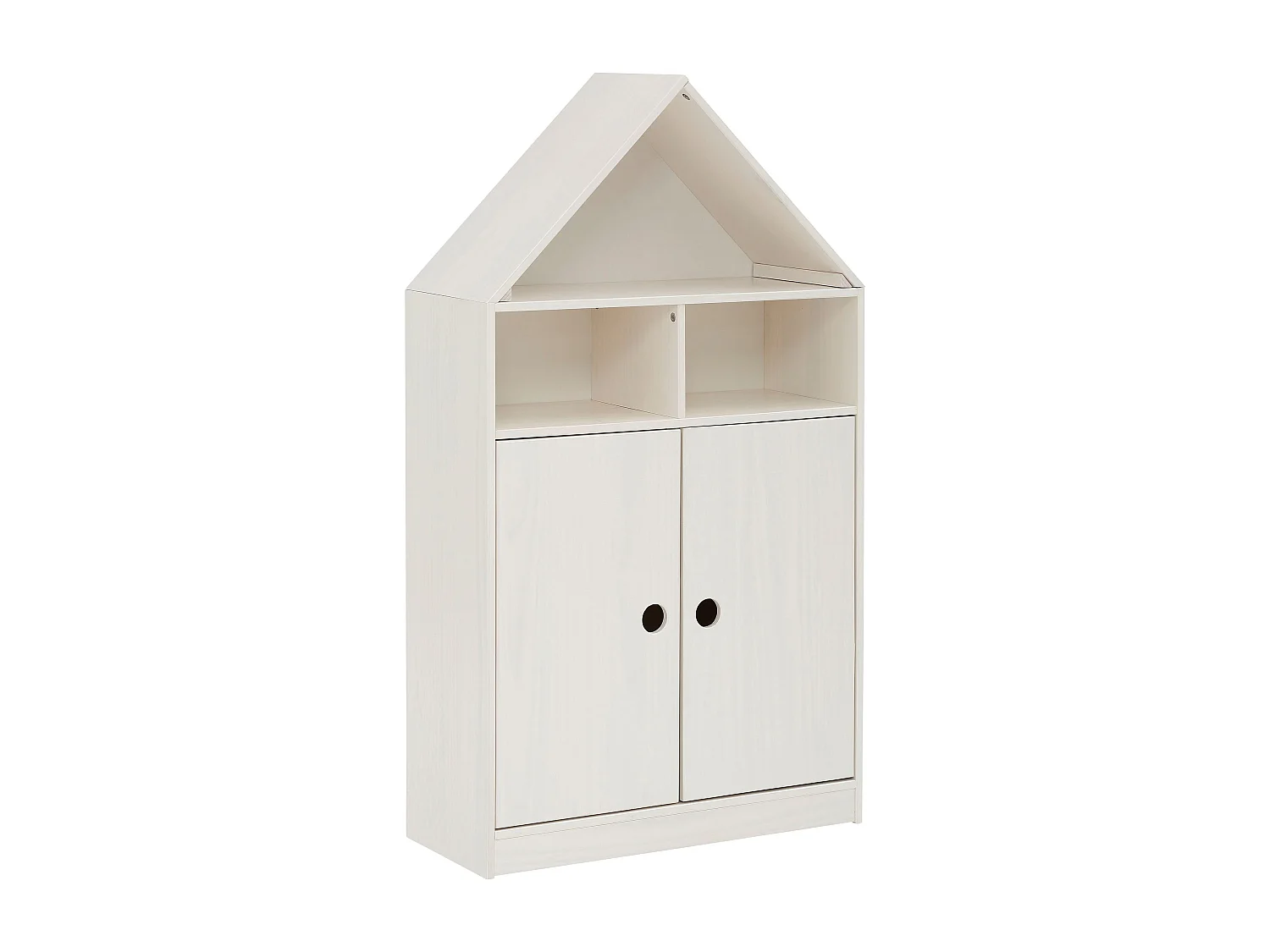 Alpi | Armoire avec 2 portes et toit Blanc