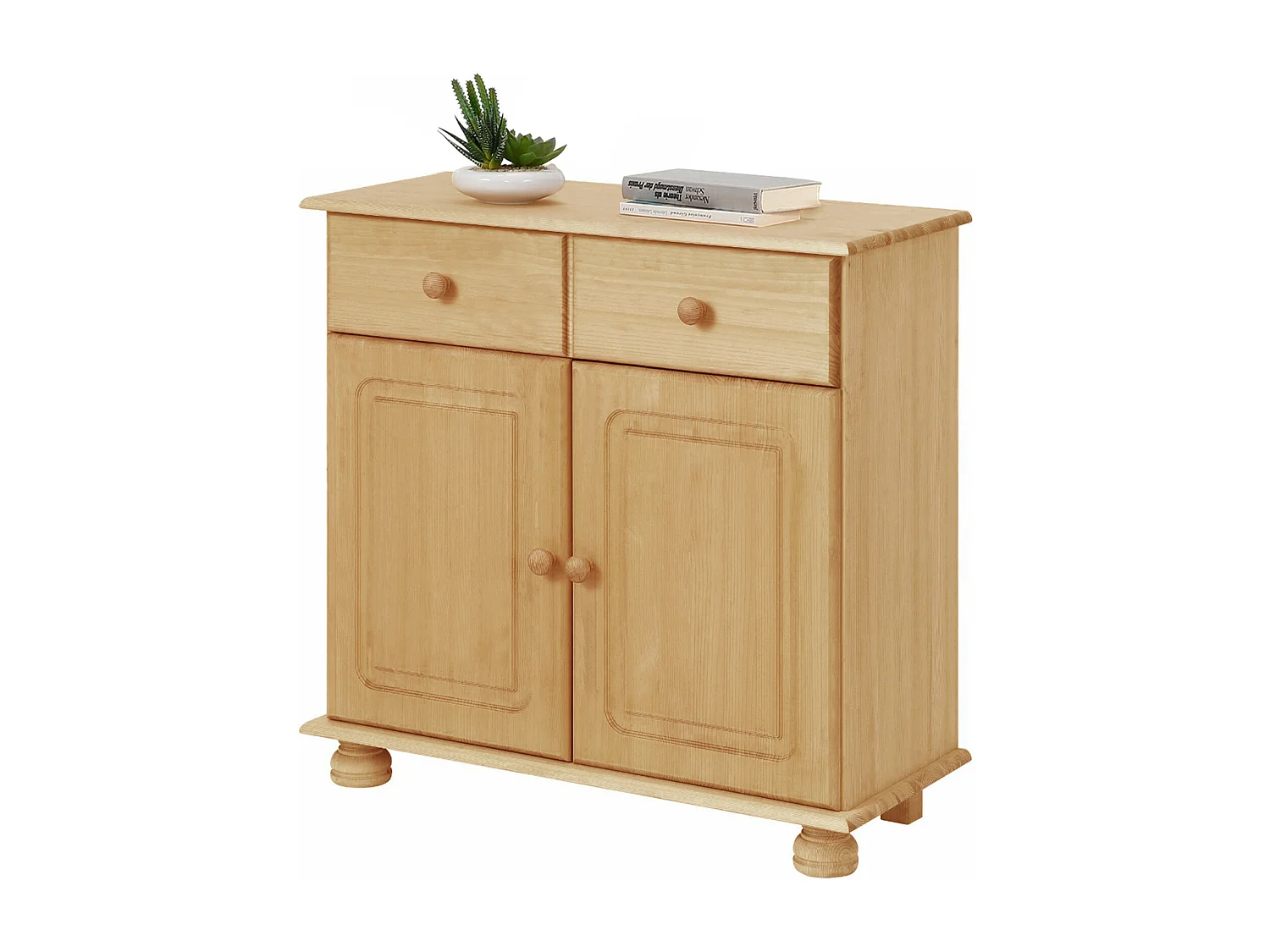 Mette|Buffet avec 2 portes et 1 tiroir en pin