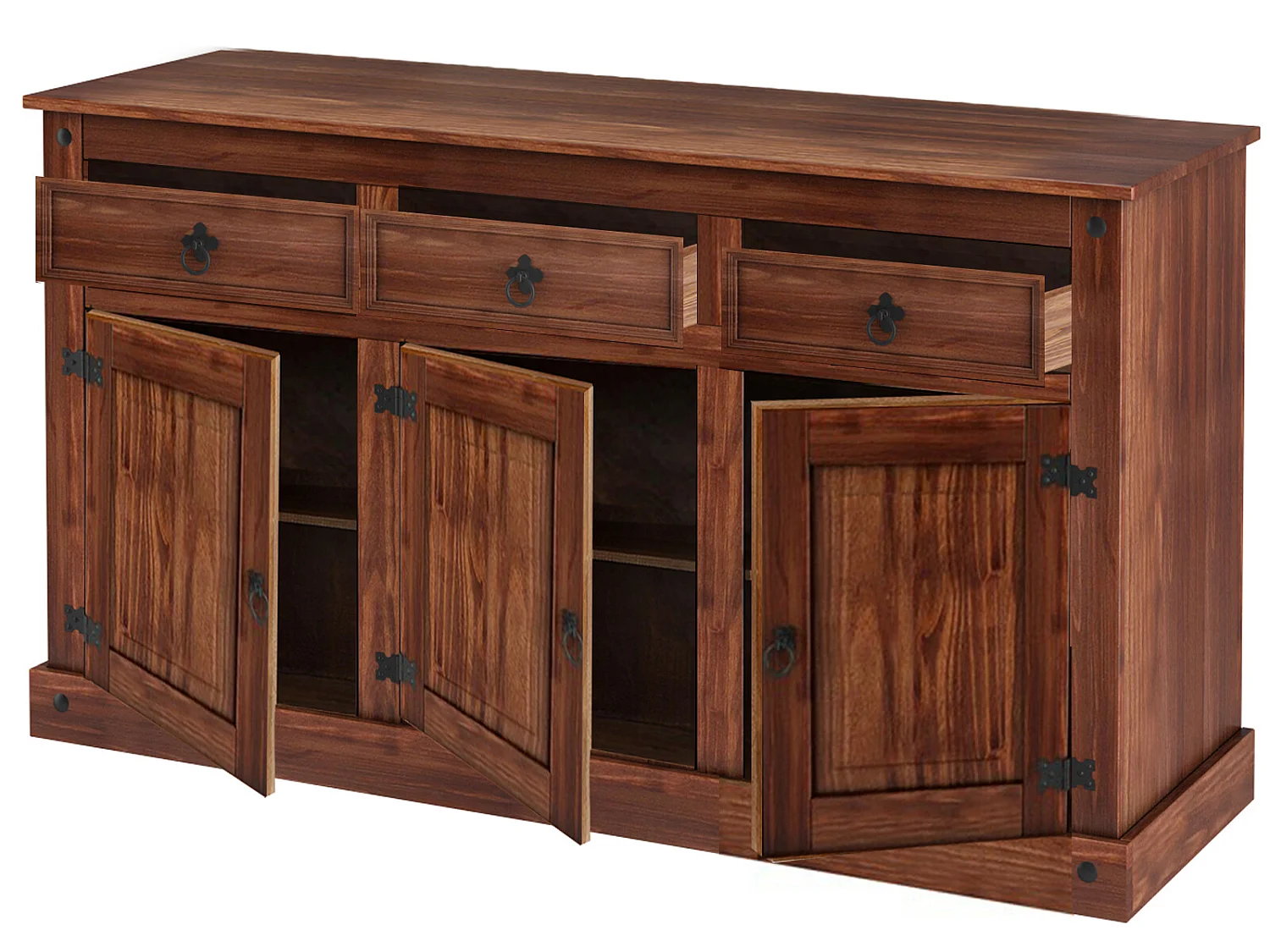 Aparador MEXICO 3 Puertas 3 Cajones