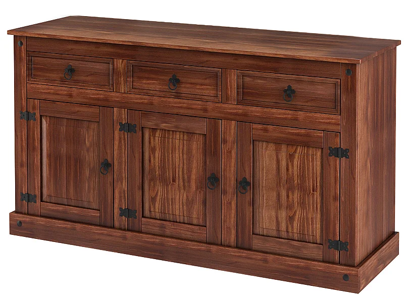 MEXICO Dressoir 3 deuren 3 lades