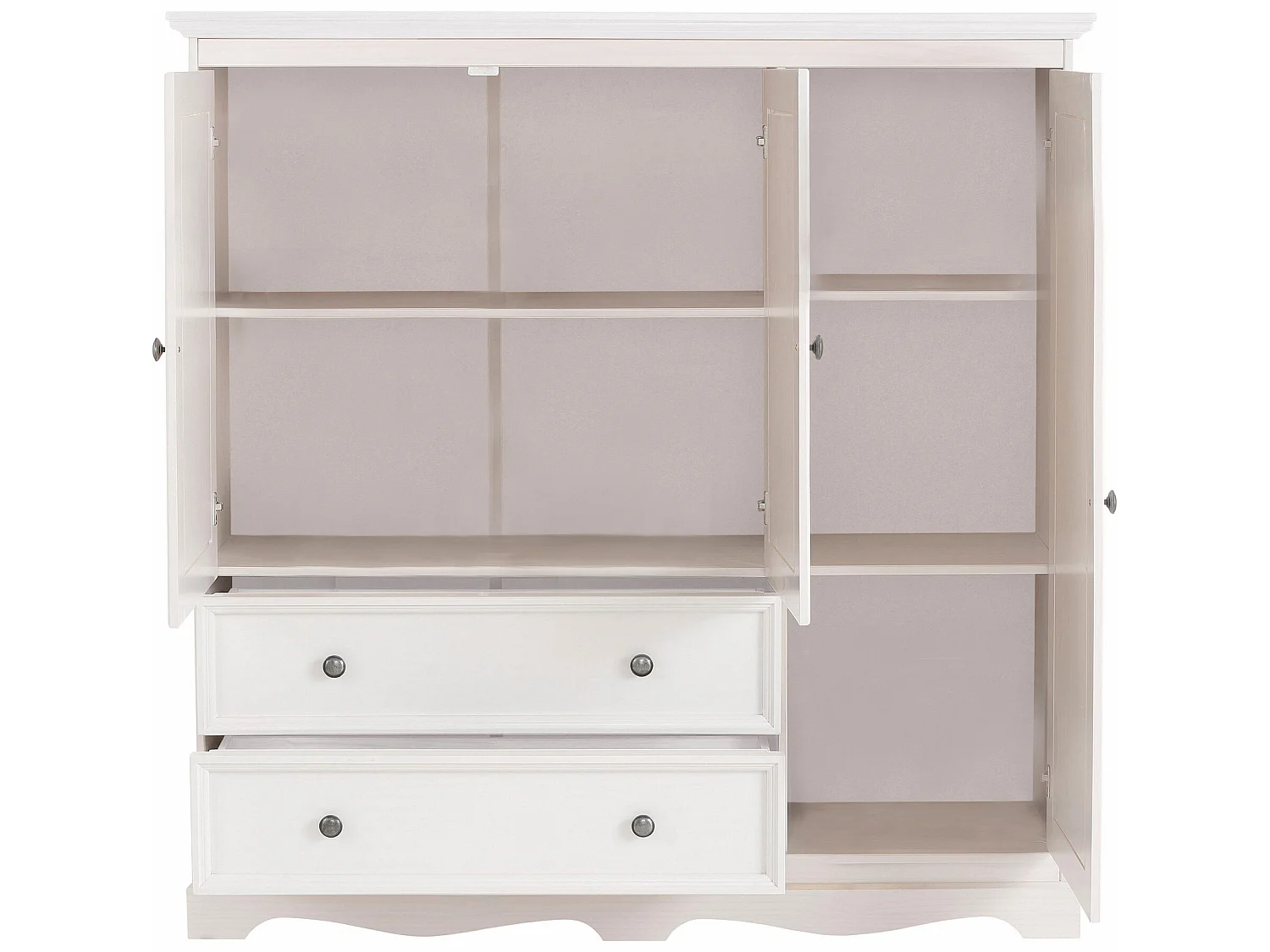 Melissa|Armoire 3 portes 2 tiroirs