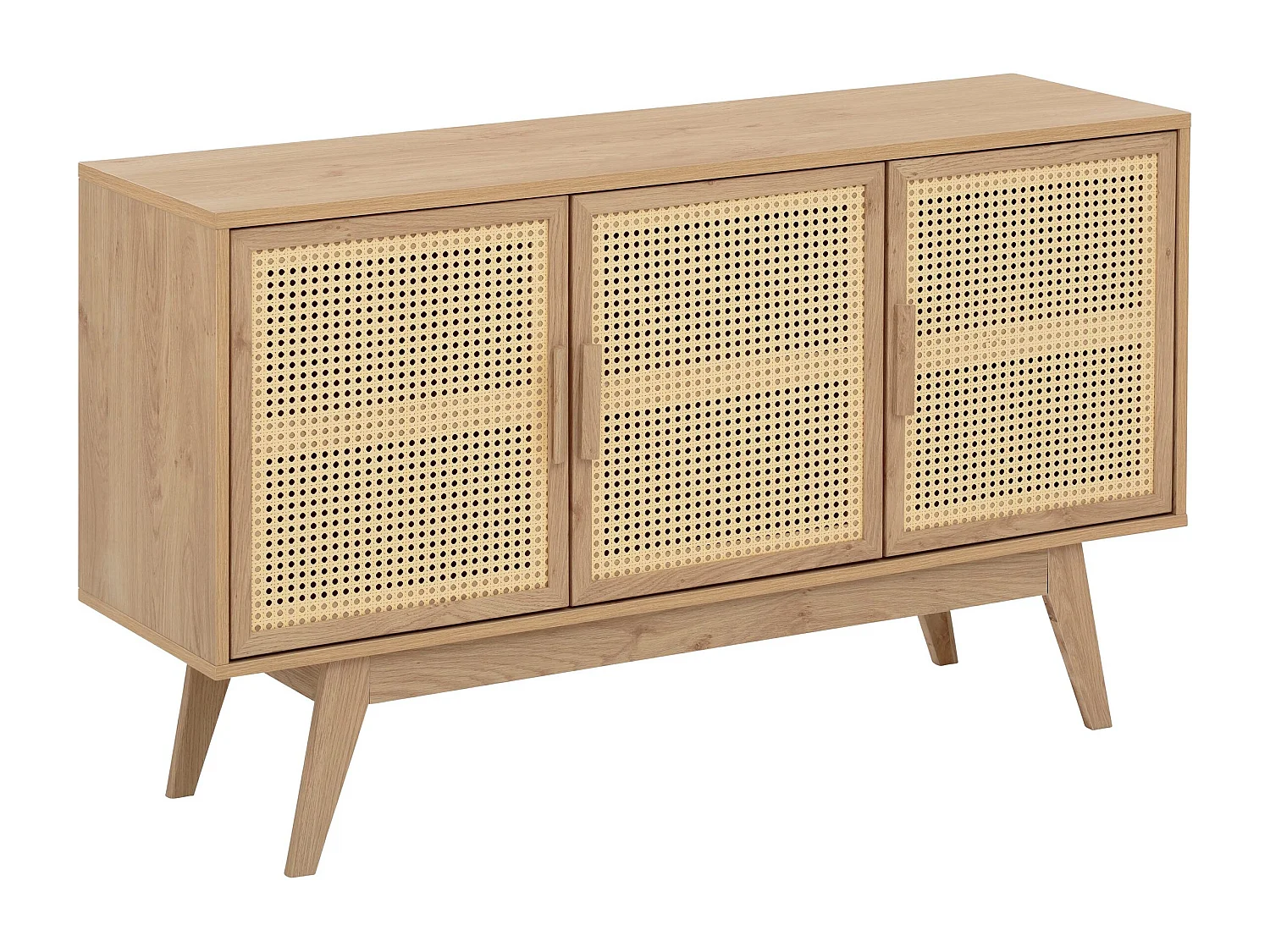 Bridget|Buffet à 3 portes effet chêne