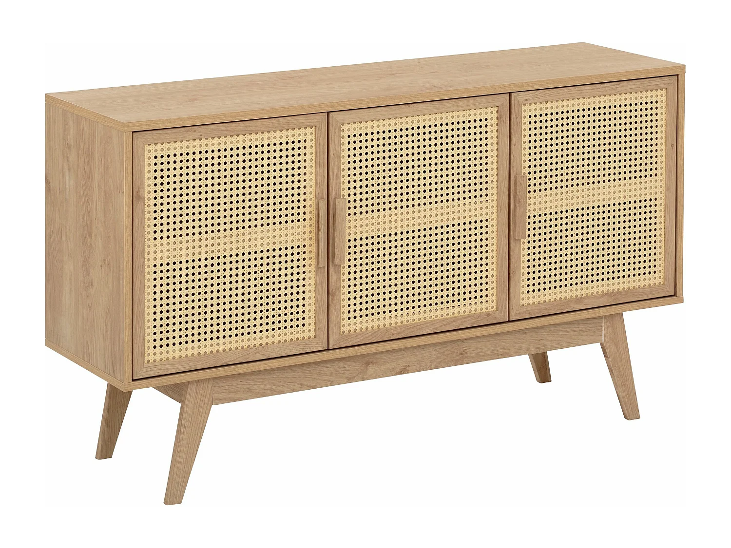 Bridget|Buffet à 3 portes effet chêne