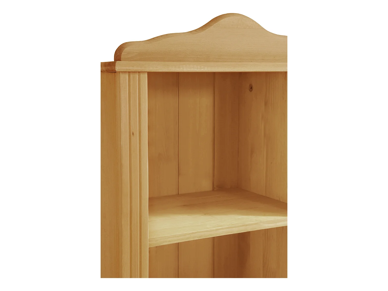 Mette|Bibliothèque basse en pin