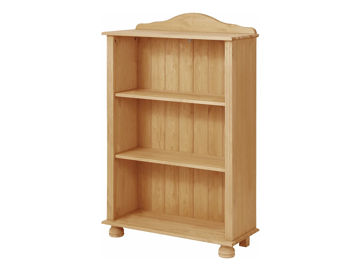 Mette|Bibliothèque basse en pin