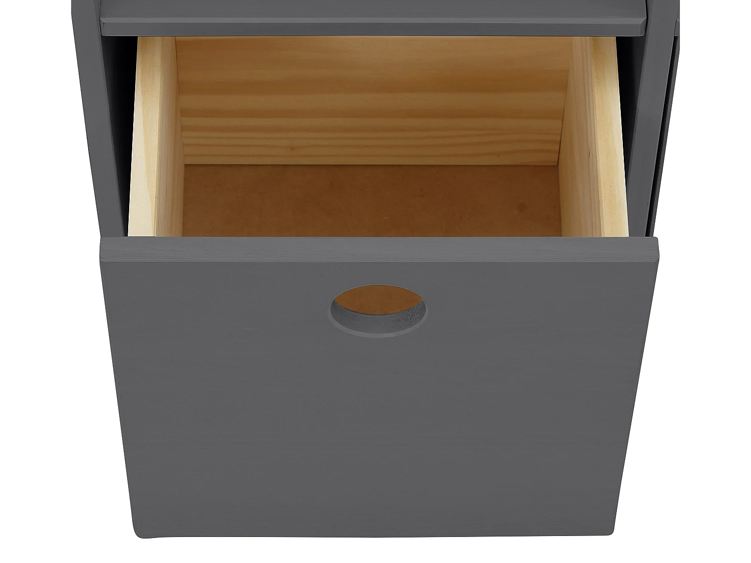 Libreria a 4 cassetti grigio