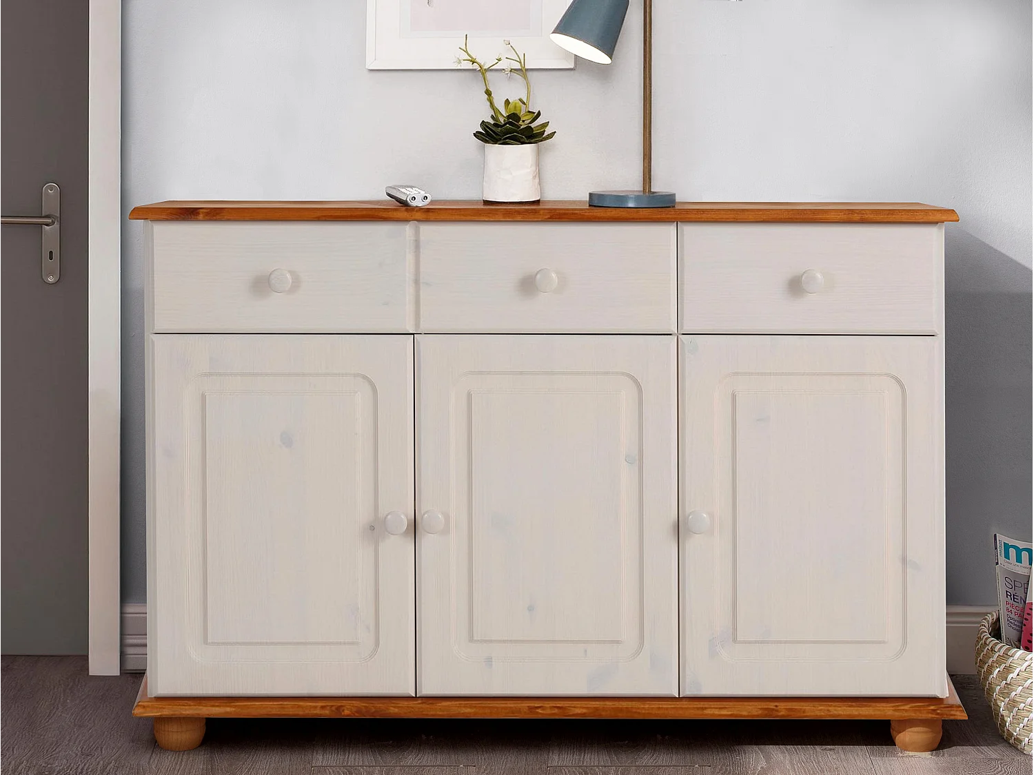 Credenza Mette 3 Ante 3 Cassetti