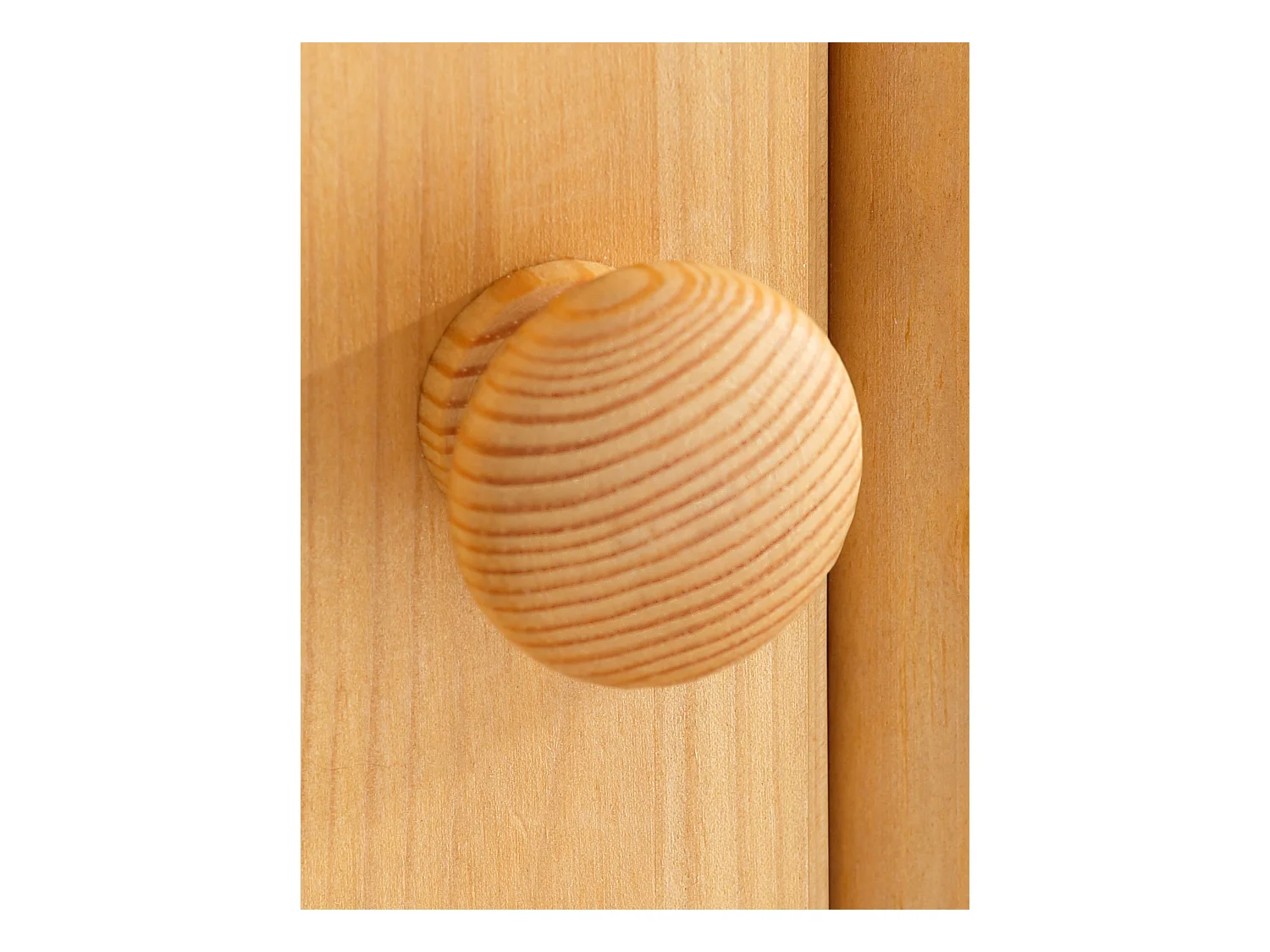 Minik|Armoire avec 3 portes et 3 tiroirs en pin naturel