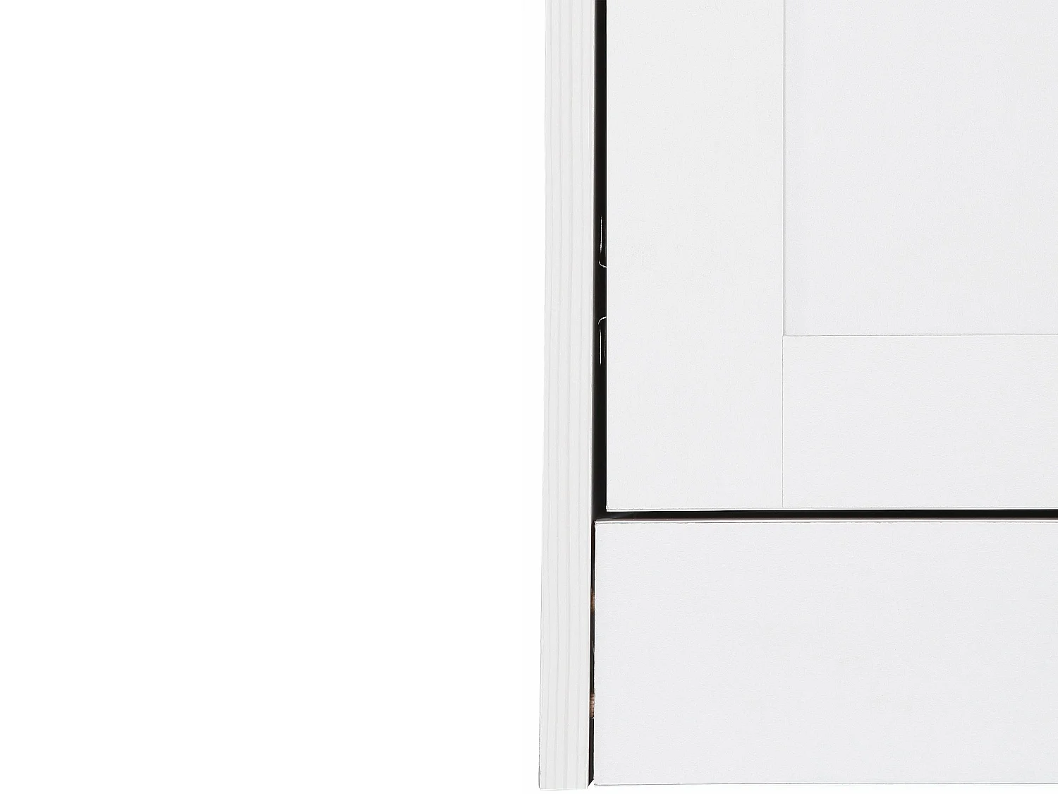 Nanna|Buffet avec 3 portes effet bois blanc