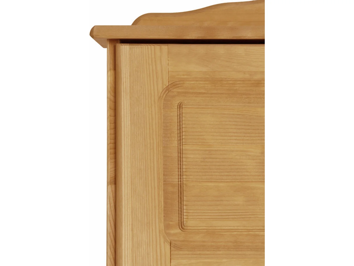 Mette|Secrétaire avec 2 portes en pin nature