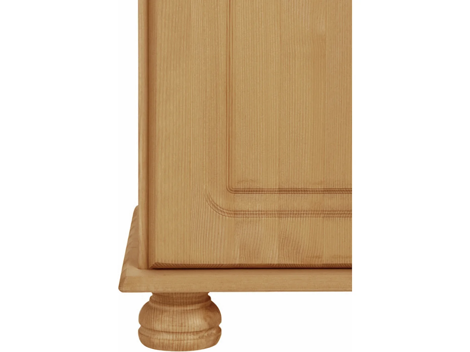 Mette|Secrétaire avec 2 portes en pin nature