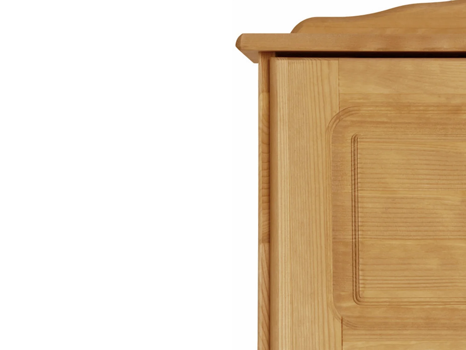 Mette|Secrétaire avec 2 portes en pin nature