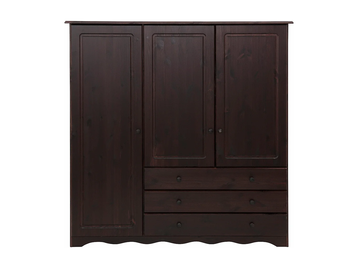 Mobile Portabiancheria Minik 3 Ante 3 Cassetti Avana