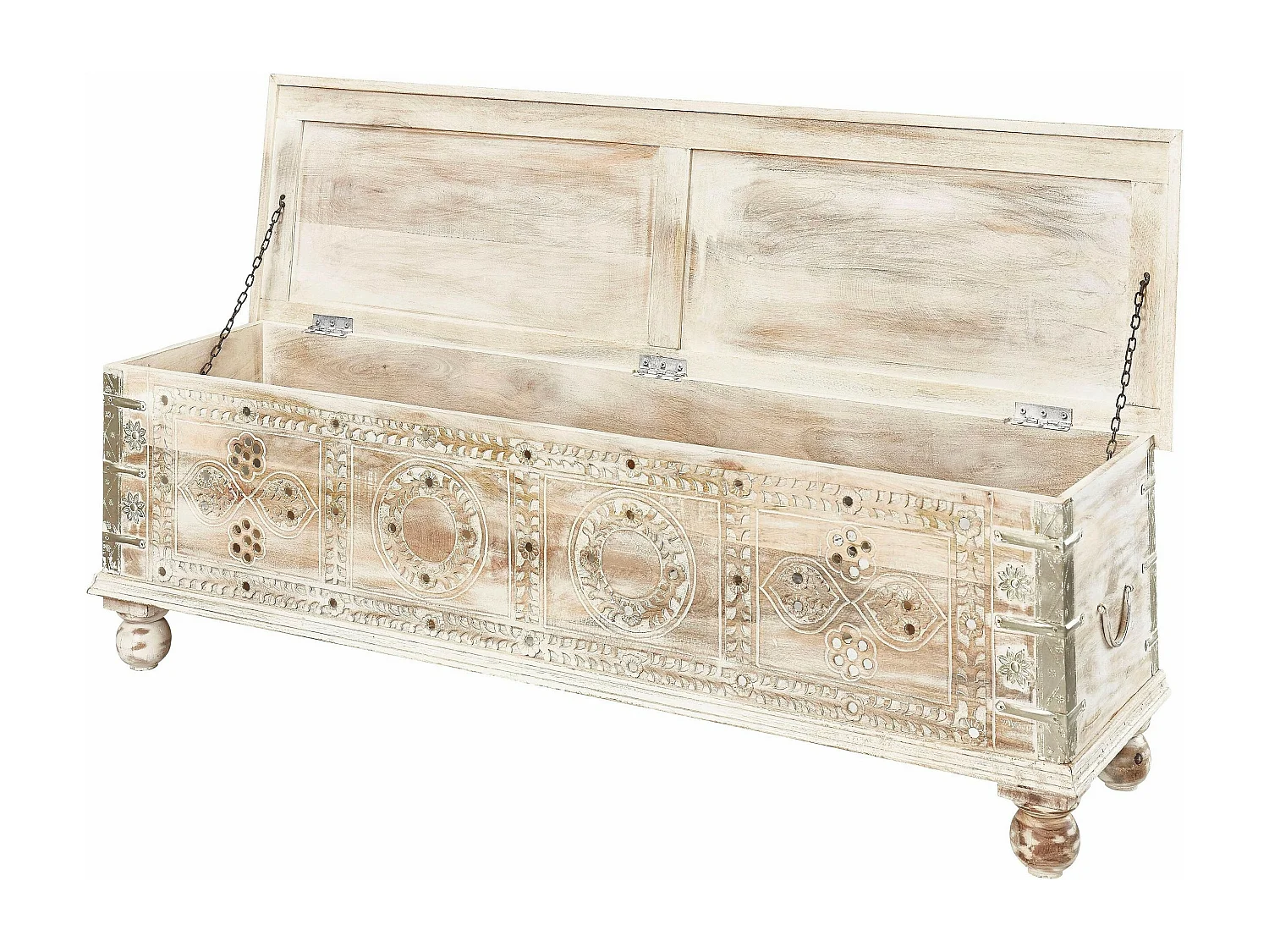 Mahar Lowboard bianco crema