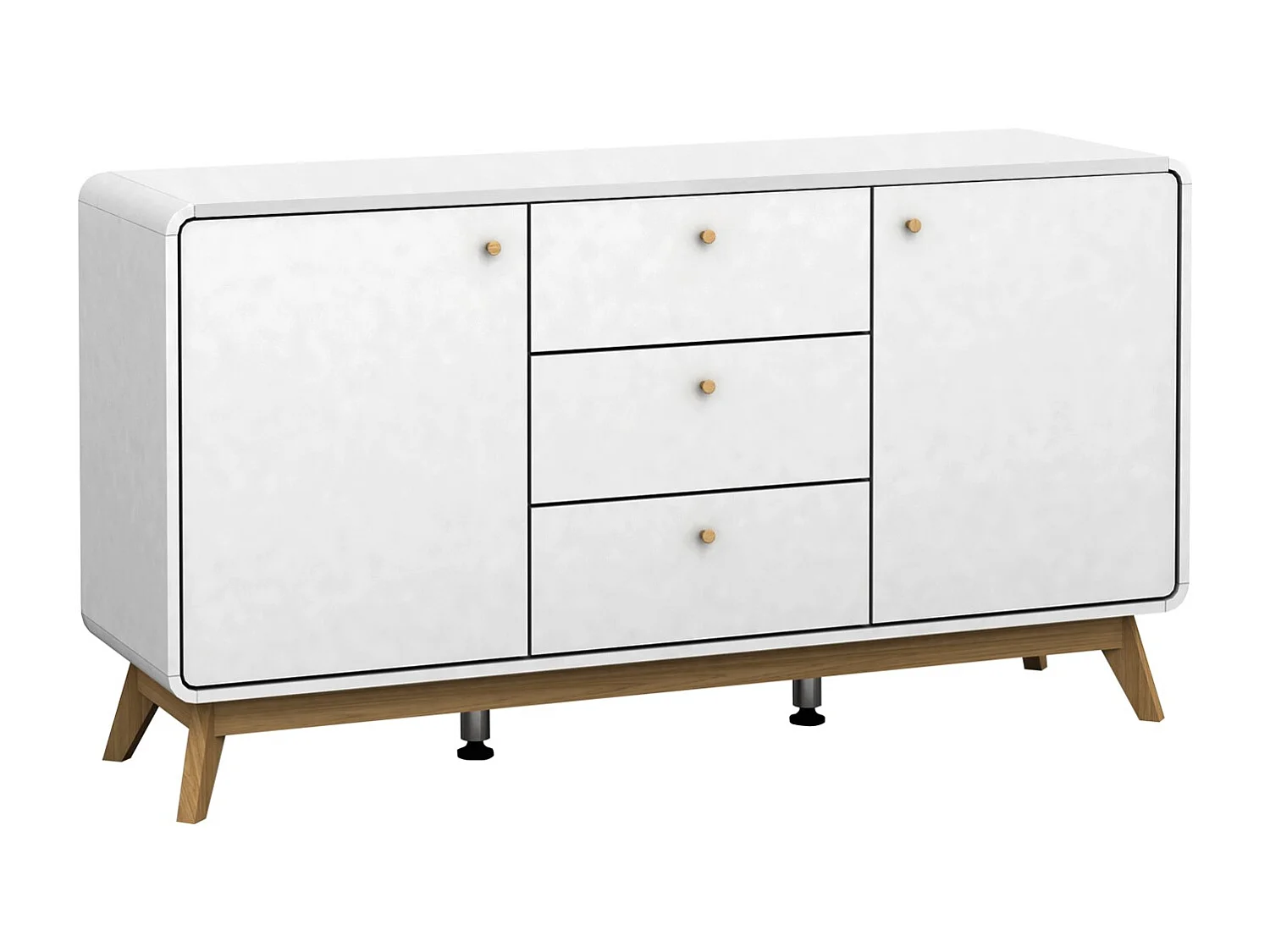 Anrichte aus weißem MDF