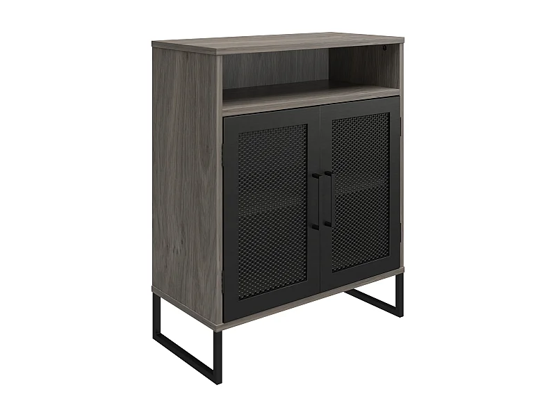 Gabinete de almacenamiento Purdue. Roble gris