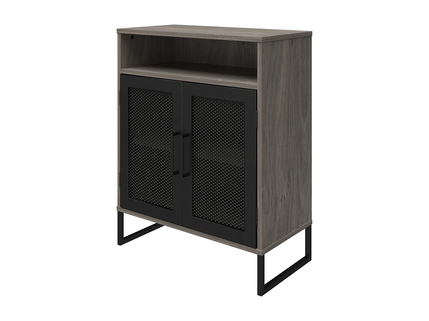 Gabinete de almacenamiento Purdue. Roble gris