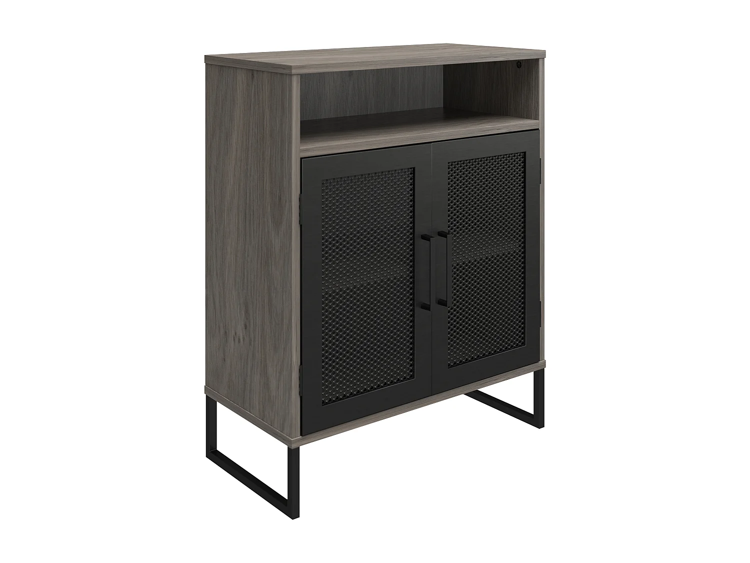 Gabinete de almacenamiento Purdue. Roble gris