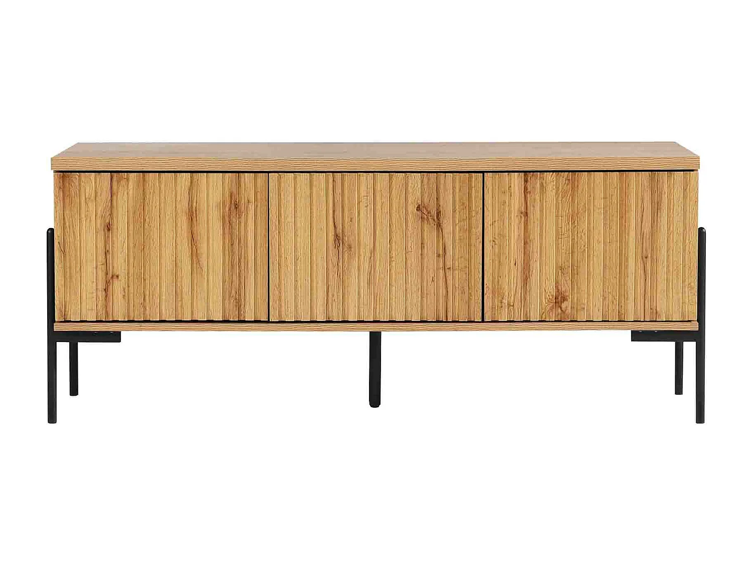 Charlie|Buffet bas 3 portes en effet chêne